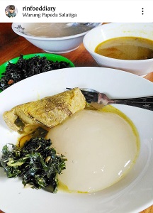 Kuliner Khas Indonesia Timur, Papeda di Salatiga