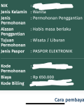 Biaya Paspor Elektronik Indonesia