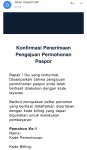 Konfirmasi Paspor Elektronik Indonesia