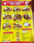 Menu Entok Goreng Bu Eni